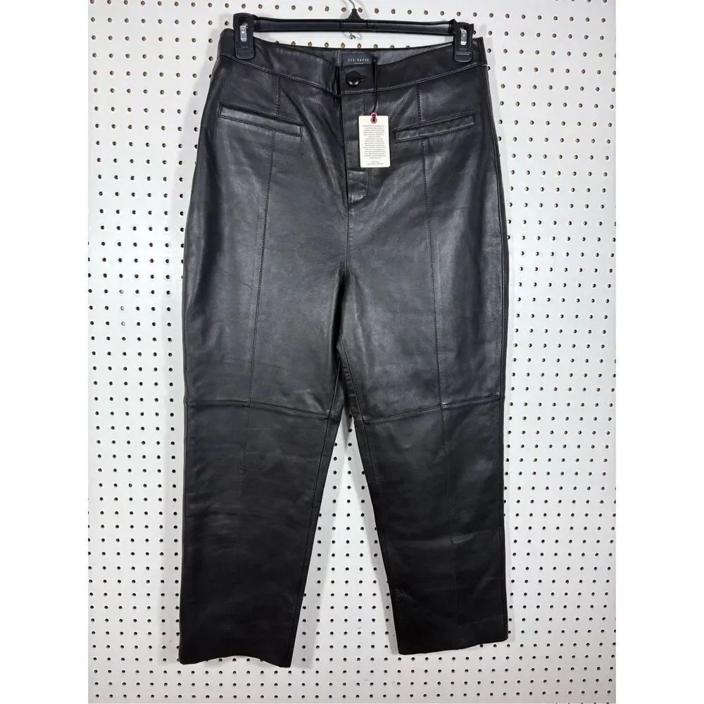 Ted Baker ovine Leather pants size 4